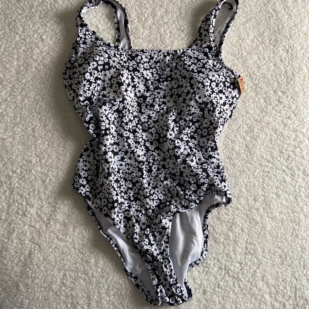 victoria secret pink floral one piece